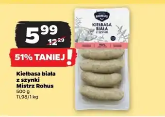 Netto Kiełbasa biała z szynki Mistrz Rohus 500g oferta