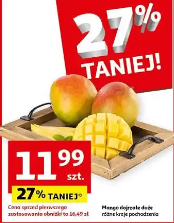 Auchan Mango dojrzałe szt. oferta