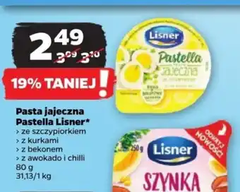 Netto Pasta jajeczna Pastella Lisner 80g oferta