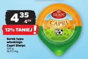 Netto Serek typu włoskiego Capri Sierpc 220 g oferta