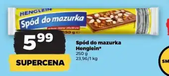 Netto Spód do mazurka HENGLEIN 250g oferta