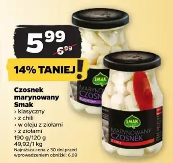 Netto Czosnek marynowany Smak 190/120g oferta