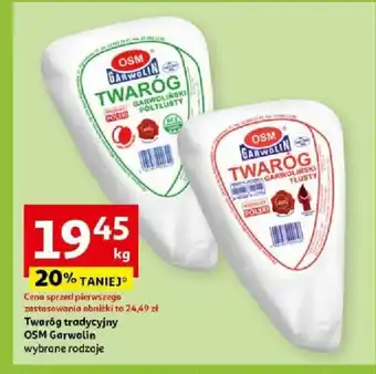Auchan Twaróg tradycyjny OSM Garwolin 1 kg oferta