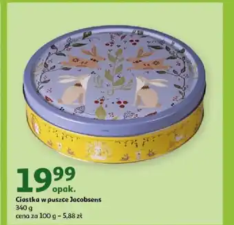 Auchan Ciastka w puszce Jacobsens 340 g oferta