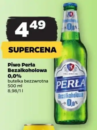 Netto Piwo Perła Bezalkoholowa 0,0%, 500 ml oferta