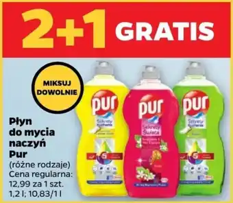 Netto Płyn do mycia naczyń Pur 1,2 l oferta