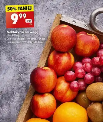 Biedronka Nektarynki na wagę 1 kg oferta