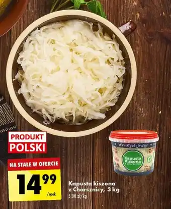 Biedronka Kapusta kiszona z Charsznicy, 3 kg oferta