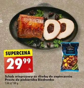 Biedronka Schab wieprzowy ze śliwką do zapieczenia Prosto do piekarnika Biedronka 1 kg oferta