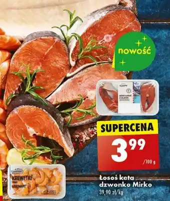 Biedronka Łosoś keta dzwonko Mirko 100 g oferta