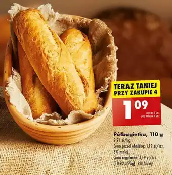 Biedronka Półbagietka, 110 g oferta