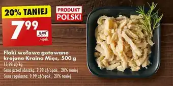 Biedronka Flaki wołowe gotowane krojone Kraina Mięs, 500 g oferta