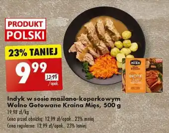 Biedronka Indyk w sosie maślano-koperkowym Wolno Gotowane Kraina Mięs, 500 g oferta