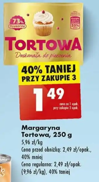 Biedronka Margaryna Tortowa, 250 g oferta