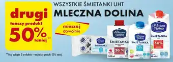 Biedronka WSZYSTKIE ŚMIETANKI UHT MLECZNA DOLINA oferta