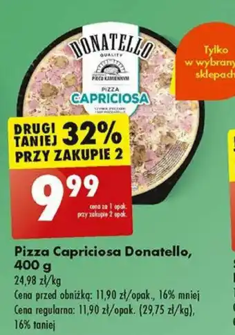 Biedronka Pizza Capriciosa Donatello 400 g oferta