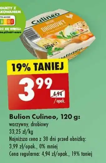 Biedronka Bulion Culineo 120 g oferta