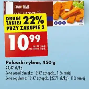 Biedronka Paluszki rybne, 450 g oferta