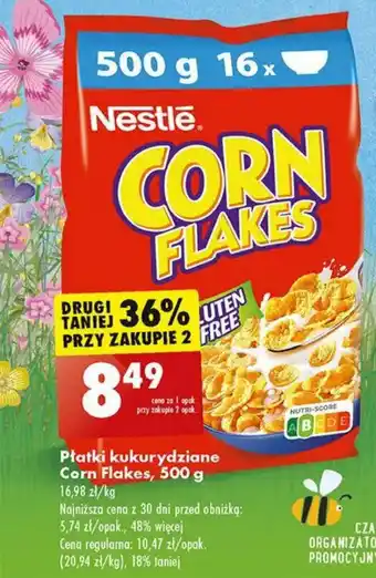 Biedronka Płatki kukurydziane Corn Flakes, 500 g oferta