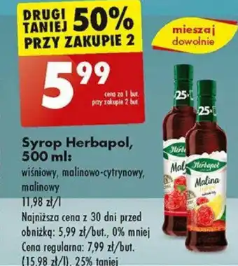 Biedronka Syrop Herbapol, 500 ml oferta