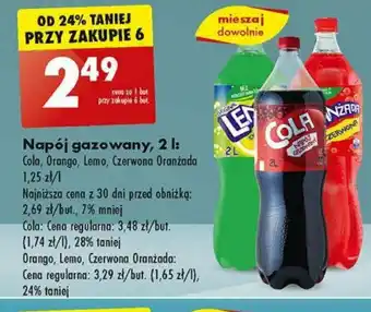 Biedronka Napój gazowany, 2 l oferta