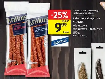 Intermarche Kabanosy klasyczne KRAKUS 150g oferta