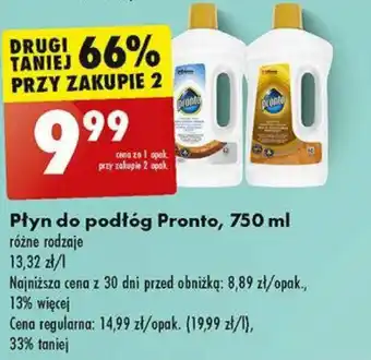 Biedronka Płyn do podłóg Pronto, 750 ml oferta