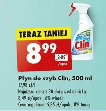 Biedronka Płyn do szyb Clin, 500 ml oferta