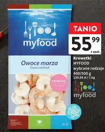 Intermarche Krewetki MYFOOD 400/500g oferta