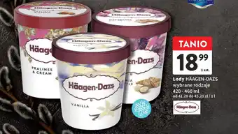 Lody HÄAGEN-DAZS 420-460ml