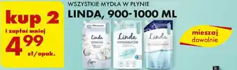 Biedronka MYDŁA W PŁYNIE LINDA, 900 - 1000 ml oferta