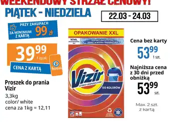 E.Leclerc Proszek do prania Vizir 3,3kg oferta
