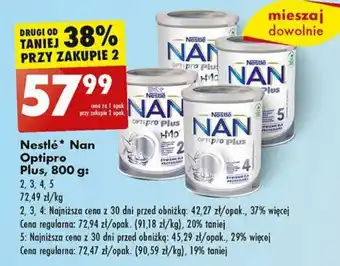 Biedronka Nestlé Nan Optipro Plus, 800 g oferta