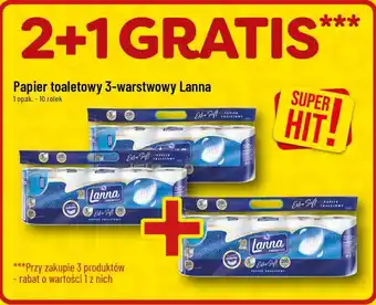 Polomarket Papier toaletowy 3-warstwowy Lanna oferta