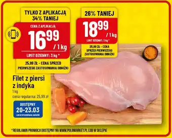 Polomarket Filet z piersi z indyka 1kg oferta