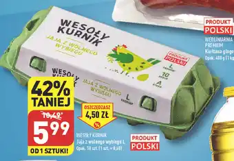 ALDI WESOŁY KURNIK Jaja z wolnego wybiegu L 10szt. oferta