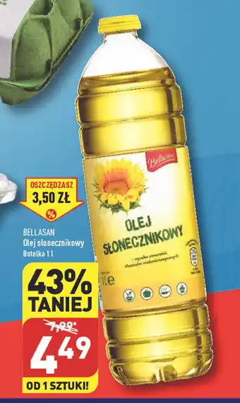 ALDI BELLASAN Olej słonecznikowy 1l oferta