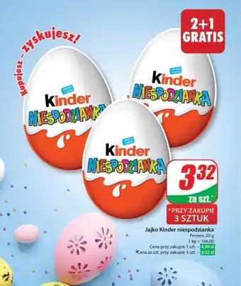 Dino Jajko Kinder niespodzianka 20 g oferta
