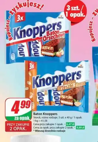 Dino Baton Knoppers 3 szt. x 40 g/1 opak. oferta