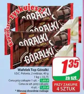 Dino Wafelek Top Góralki 40 g oferta