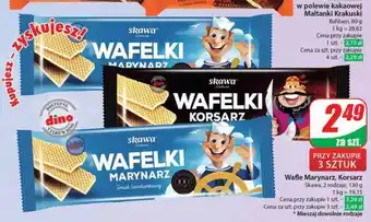 Dino Wafle Marynarz, Korsarz 130 g oferta