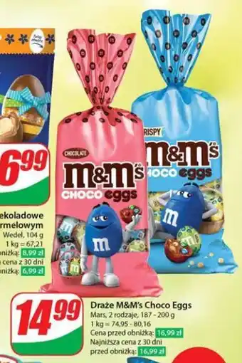 Dino Draże M&M's Choco Eggs 187-200 g oferta
