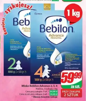 Dino Mleko Bebilon Advance 2, 3, 4 1 kg oferta