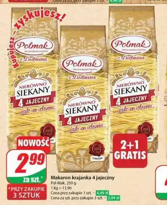 Dino Makaron krajanka 4 jajeczny 250 g oferta