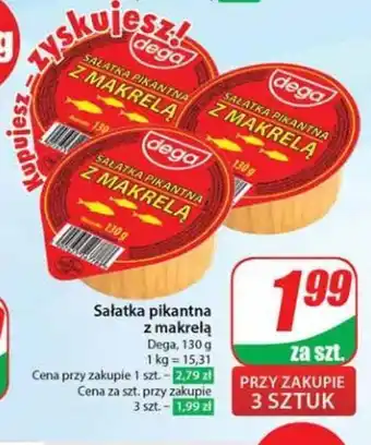 Dino Sałatka pikantna z makrelą 130 g oferta