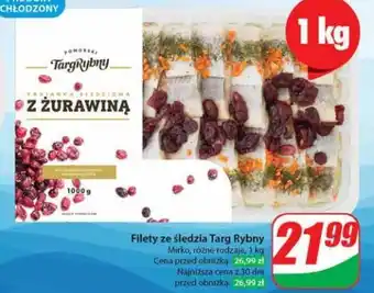 Dino Filety ze śledzia Targ Rybny 1 kg oferta