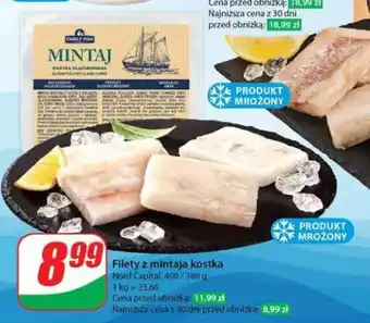 Dino Filety z mintaja kostka Nord Capital, 400/380g oferta