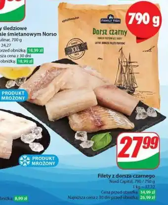 Dino Filety z dorsza czarnego 790/750 g oferta