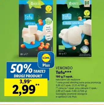 Lidl Tofu Vemondo oferta