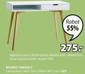 JYSK Biurko MDF oferta